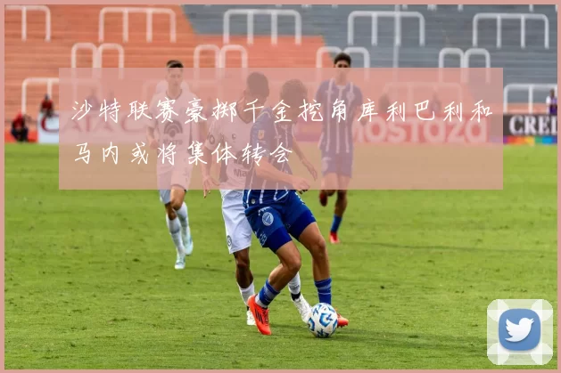 沙特联赛豪掷千金挖角库利巴利和马内或将集体转会